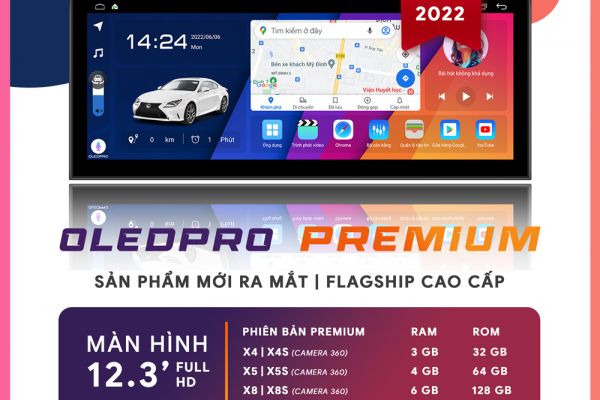 Màn Hình Android OLEDPRO Premium 12.3 inch 2022